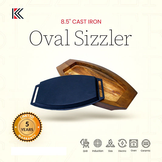 Cast Iron Sizzler 8.5 Inches