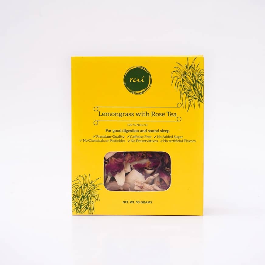 Lemongrass with Rose Tea