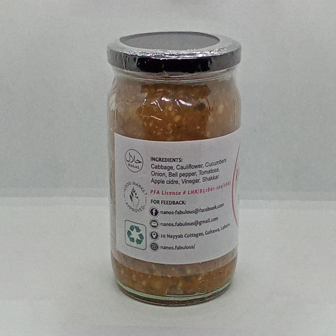 Mixed Vegetable Burger Relish