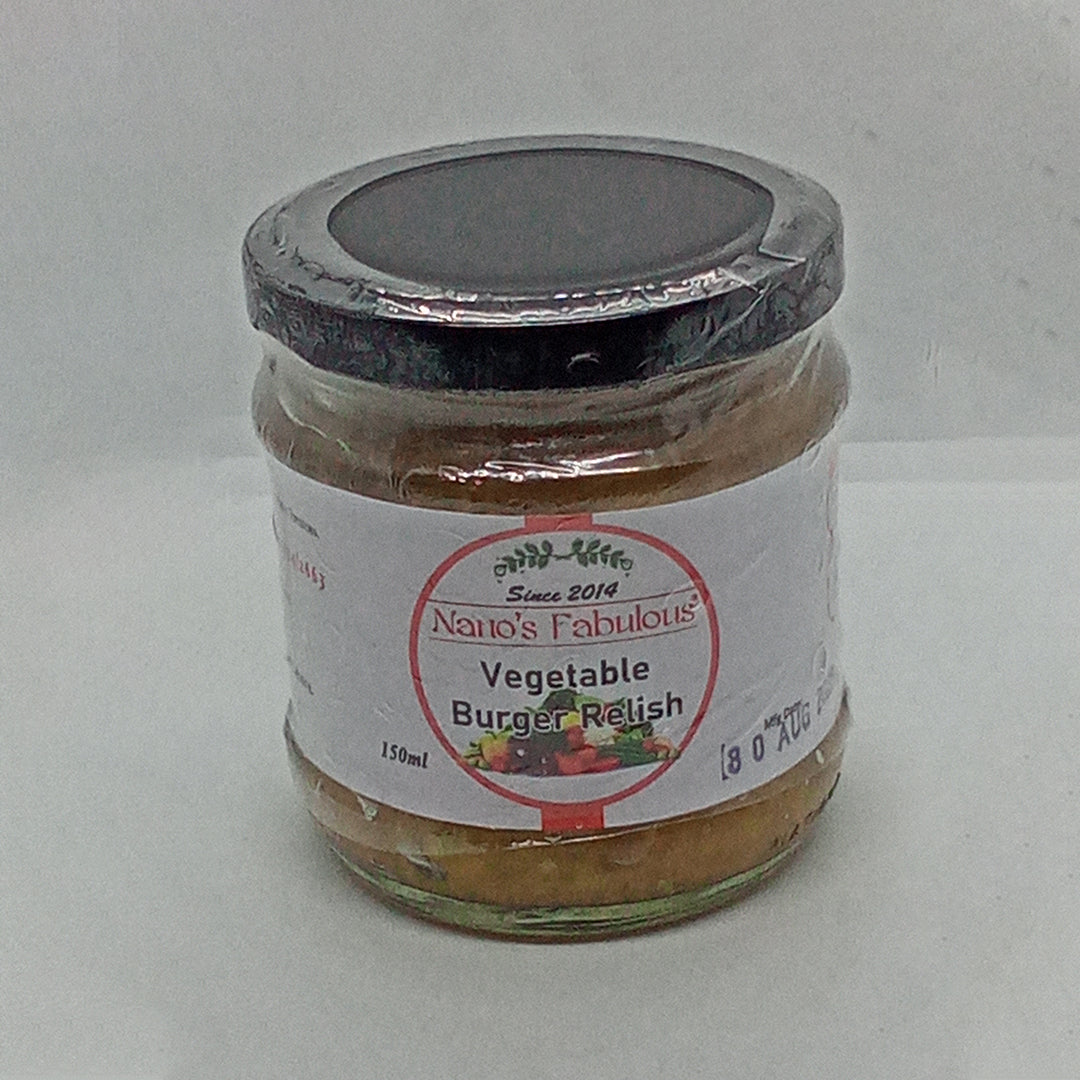 Mixed Vegetable Burger Relish