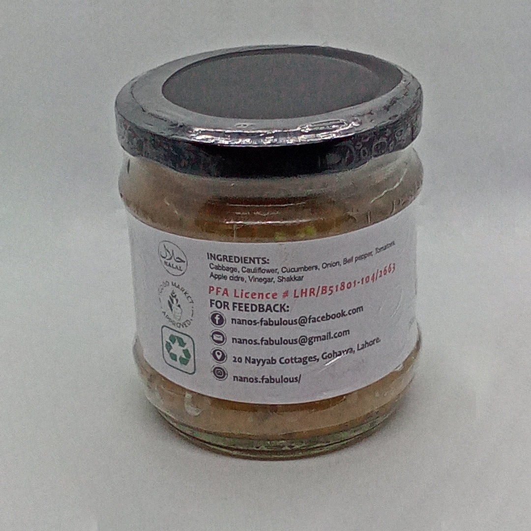 Mixed Vegetable Burger Relish