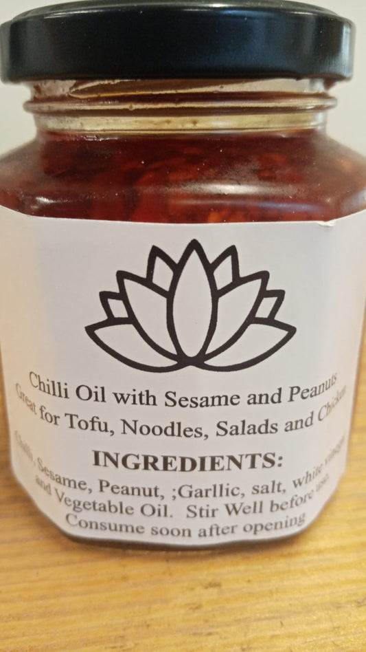 Chilli Oil With Seseme and Peanuts